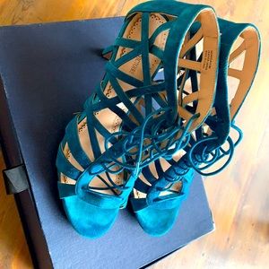 Pour La Victoire Stunning Blue Heels 9.5